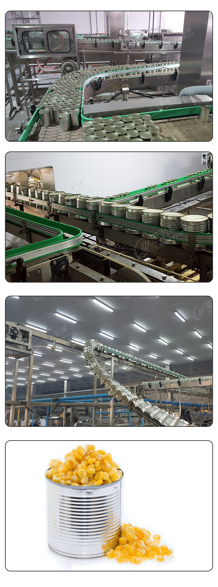 尼為機械為您提供甜玉米罐頭生產(chǎn)線